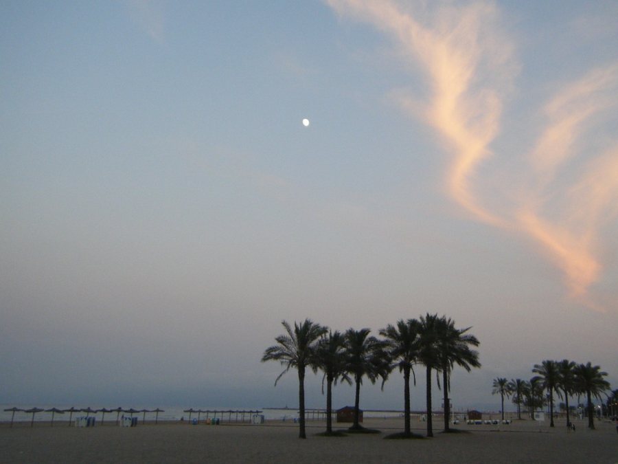 Strand von Cullera an der Costa de Valencia