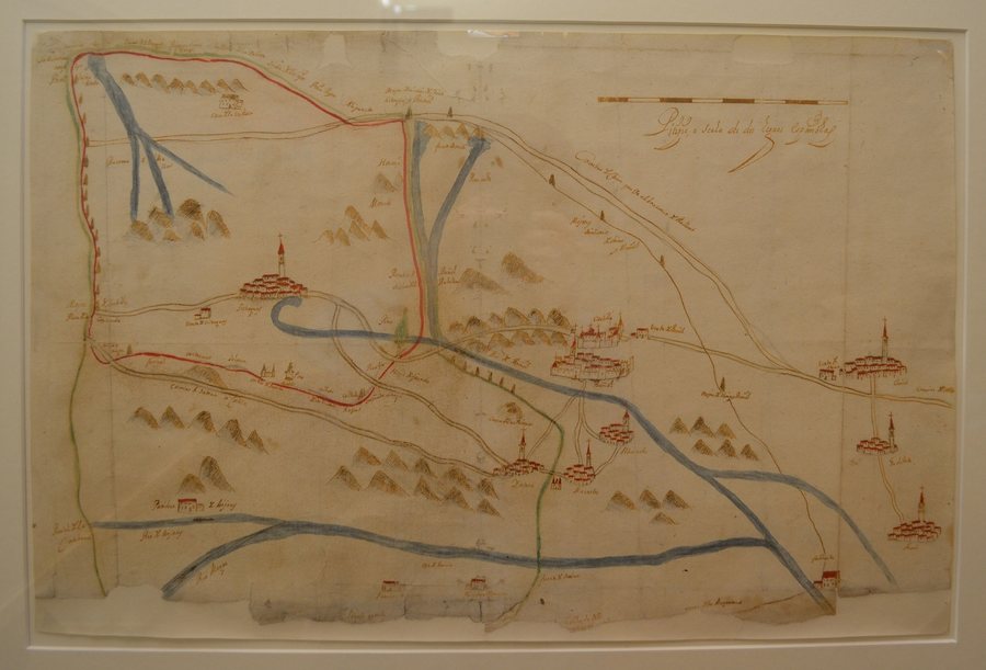 File:Mapa de 1721 de los términos de Siete Aguas, Buñol, Chiva y Macastre - Archivo Reino de Valencia.jpg