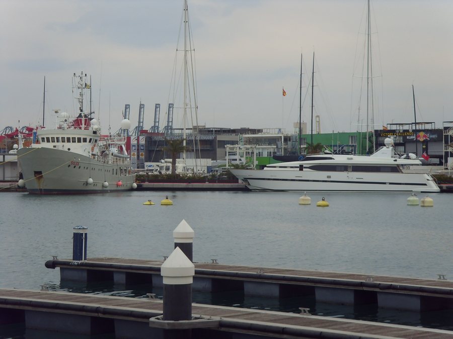 Yachten im Hafen von Valencia