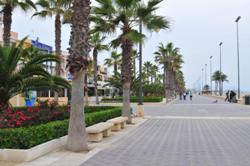 Hafenpromenade in Valencia